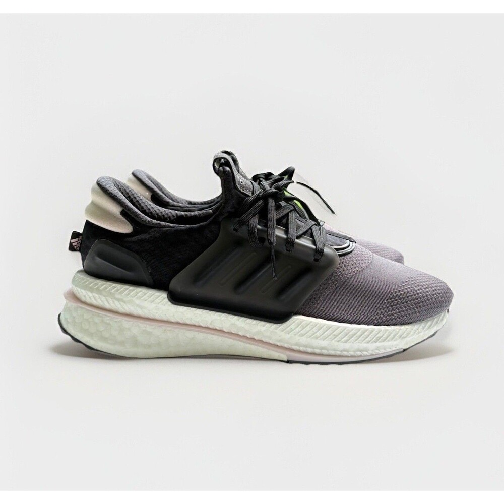 Adidas X_PLRBOOST Womens Size 9 Black Clear Pink HP3139 Boost Running Pre-Owned